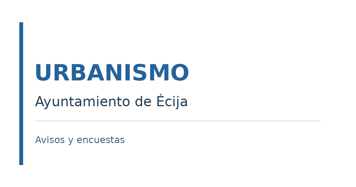 Presentación del aviso